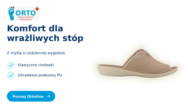 Komfort dla wrażliwych stóp